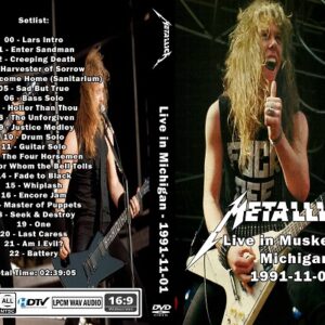 Metallica - Live Muskegon Michigan 1991 DVD