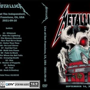 Metallica - Live San Francisco CA USA 2022 DVD