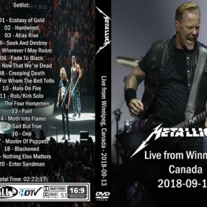 Metallica - Live Winnipeg Canada 2018 DVD
