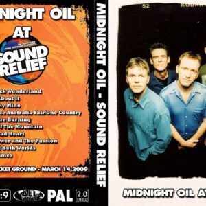 Midnigth Oil - Sound Relief Melbourne Australia 2009 DVD