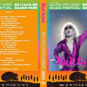 Miley Cyrus - Austin City Fest 2021 DVD