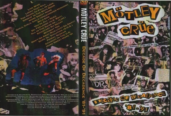 Motley Crue -  Decade Of Decadence 1981-1991 DVD