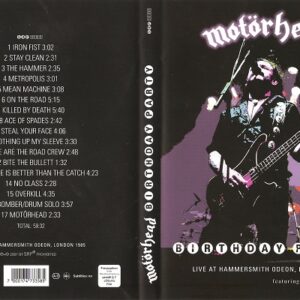 Motorhead - Birthday Party 1985 DVD