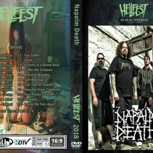 Napalm Death - Live Hellfest 2018 DVD