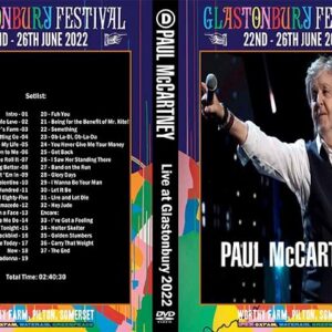 Paul McCartney - Live  Glastonbury 2022 DVD