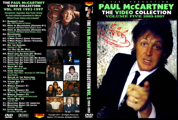 Paul McCartney - The Video Collection Vol.5 1970 - 2010 DVD