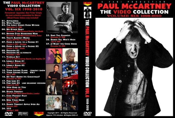 Paul McCartney – The Video Collection Vol.6 1970 – 2010 DVD