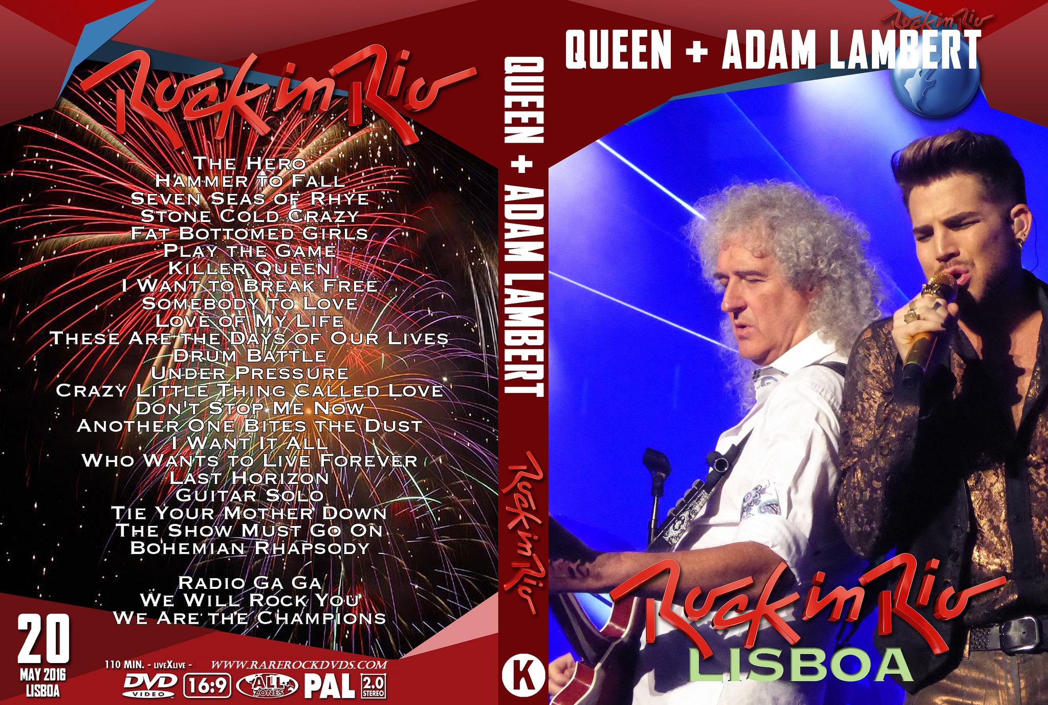 Queen - Live Rock in Rio Lisbon 2016 DVD