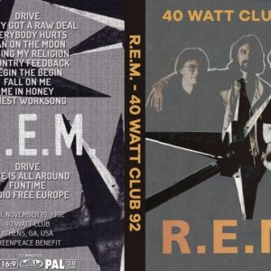 R.E.M. 40 Watt Club Athens GA USA 1992 DVD