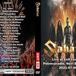 Sabaton - Exit Festival Serbia 2021 DVD