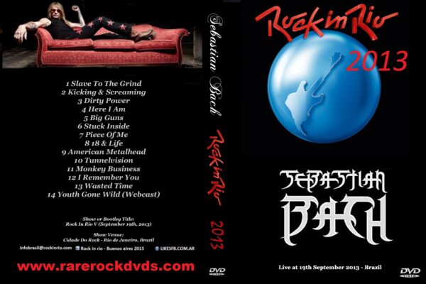 Sebastian Bach - Rock In Rio 2013 DVD