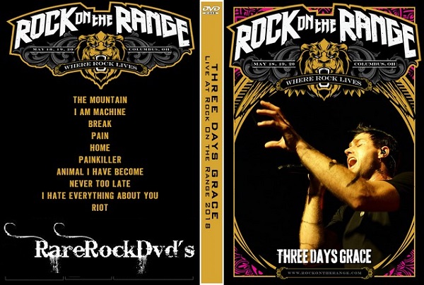 Three Days Grace - Rock on the Range 2018 DVD