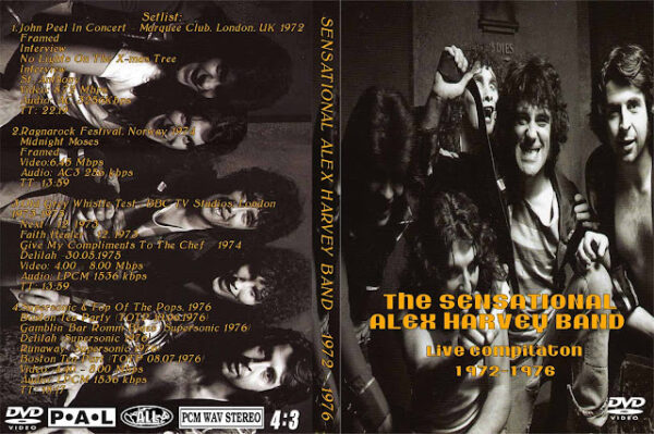 The Sensational Alex Harvey Band- Live Compilaton 1972-1976 DVD