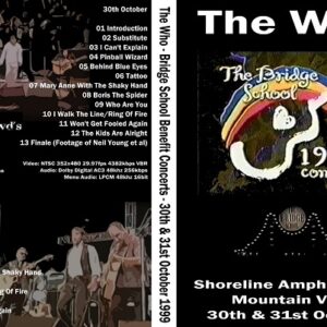 The Who - Live Mountain View CA USA 1999 DVD