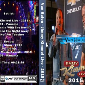 Van Halen - Jimmy Kimmel Live 2015 DVD