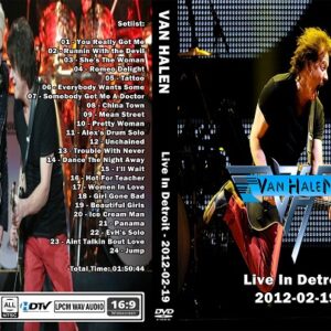 Van Halen - Live In Detroit 2012 DVD