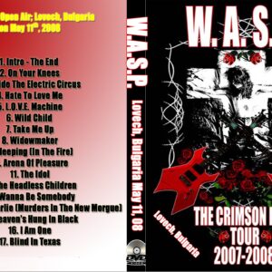 Wasp - Lovech Bulgaria 2008 DVD