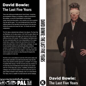 David Bowie - The Last Five Years 2017 DVD