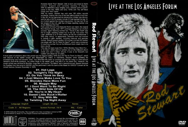 Rod Stewart - Live Los Angeles 1979 DVD