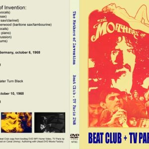 Frank Zappa - Live at Beat Club & TV Paris 1968 DVD