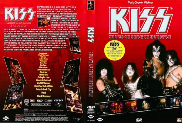 Kiss -  Show Of Show Houston 09/01/02 1977 2xDVDs