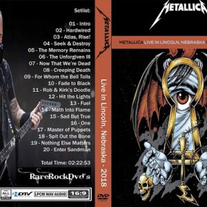 Metallica - Live in Lincoln Nebraska 2018 DVD