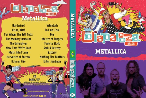 Metallica - Live Lollapalooza,Brazil 2017 DVD