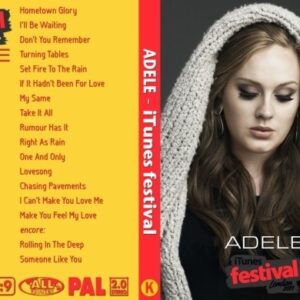 Adele - Live iTunes Festival Roundhouse 2011 DVD