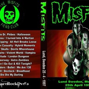Misfits - Live Lund Sweden1997 DVD