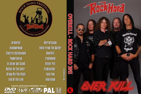 Overkill - Live Rock Hard 2015 DVD