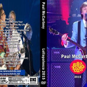 Paul McCartney - Lollapalooza 2015 NTSC DVD