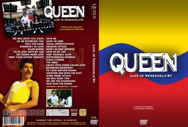 Queen - Live Caracas Venezuela 1981 DVD